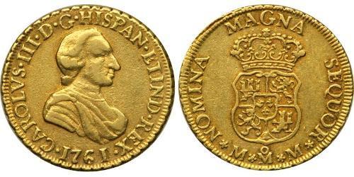 2 Escudo Nouvelle-Espagne (1519 - 1821) Or Charles III d