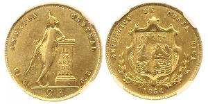 2 Escudo Costa Rica (1821 - ) Oro 