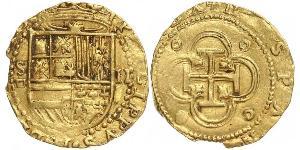 2 Escudo España / Habsburg Empire (1526-1804) Oro Felipe II de España (1527-1598)