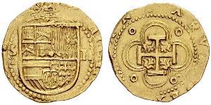 2 Escudo España / Habsburg Empire (1526-1804) Oro Felipe II de España (1527-1598)