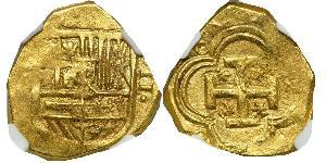 2 Escudo Habsburg Spain (1506 - 1700) Oro Felipe III de España (1578-1621)
