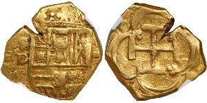 2 Escudo Habsburg Spain (1506 - 1700) Oro Felipe III de España (1578-1621)