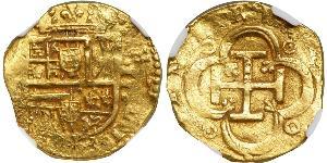 2 Escudo Habsburg Spain (1506 - 1700) Oro Felipe III de España (1578-1621)
