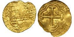 2 Escudo Nuovo Regno di Granada (1549 - 1739) Oro Filippo IV di Spagna (1605 -1665)