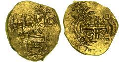 2 Escudo Nuovo Regno di Granada (1549 - 1739) Oro Filippo V di Spagna (1683-1746)