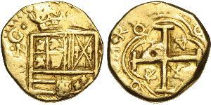 2 Escudo Nuovo Regno di Granada (1549 - 1739) Oro 