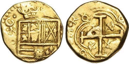2 Escudo Nuovo Regno di Granada (1549 - 1739) Oro 