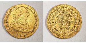 2 Escudo Perú Oro Carlos III de España (1716 -1788)