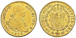 2 Escudo Perú Oro Carlos III de España (1716 -1788)