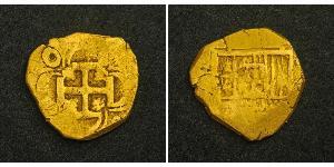 2 Escudo Spagna / Monarchia asburgica (1526-1804) Oro Filippo II di Spagna (1527-1598)