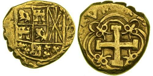 2 Escudo New Kingdom of Granada (1549 - 1739) 金 Philip IV of Spain (1605 -1665)