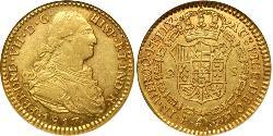 2 Escudo 新格拉納達總督轄區 (1717 - 1819) 金 费尔南多七世 (1784 - 1833)