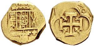 2 Escudo 西班牙哈布斯堡王朝 (1516 - 1700) 金 Philip III of Spain (1578-1621)