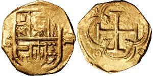 2 Escudo 西班牙哈布斯堡王朝 (1516 - 1700) 金 Philip III of Spain (1578-1621)