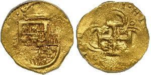 2 Escudo 西班牙哈布斯堡王朝 (1516 - 1700) 金 Philip III of Spain (1578-1621)