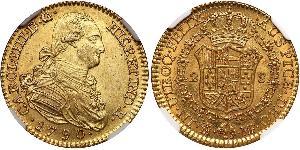 2 Escudo 西班牙帝國 金 卡洛斯四世 (1748-1819)