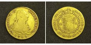 2 Escudo 西班牙帝國 金 卡洛斯四世 (1748-1819)