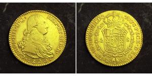 2 Escudo 西班牙帝國 金 卡洛斯四世 (1748-1819)