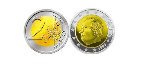 2 Euro Belgio Bimetal Albert II dei Belgi