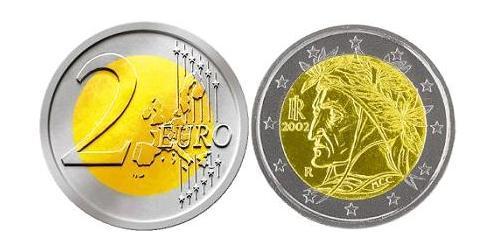 2 Euro Italy Bimetal 