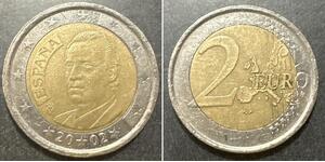 2 Euro Kingdom of Spain (1976 - ) Bimetal 