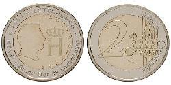 2 Euro Luxembourg Bimetal 