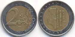 2 Euro Reino de los Países Bajos (1815 - ) Bimetal 