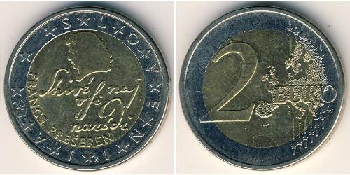 2 Euro Slovenia (1991 - ) Bimetal 