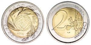 2 Euro 意大利 Bimetal 