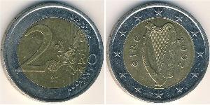 2 Euro 爱尔兰共和国 Bimetal 