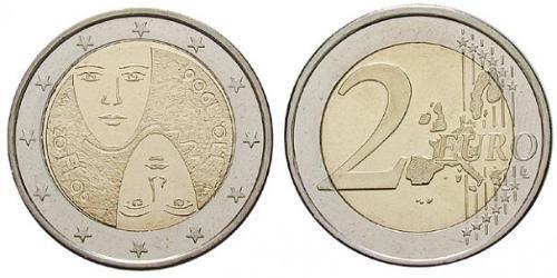 2 Euro 芬兰 Bimetal 