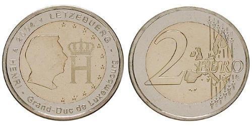 2 Euro Luxemburg Bimetall 