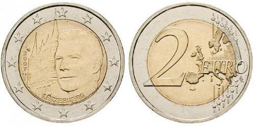 2 Euro Luxemburg Bimetall 