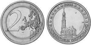 2 Euro Federal Republic of Germany (1990 - ) Copper/Nickel 