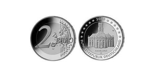2 Euro Bundesrepublik Deutschland  (1990 - ) Kupfer/Nickel 
