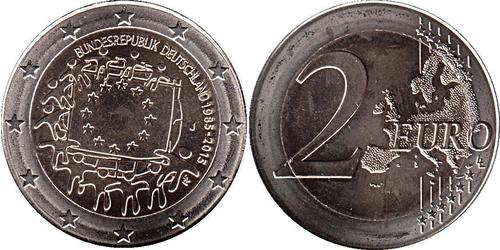 2 Euro Repubblica Federale di Germania (1990 - ) Nichel 
