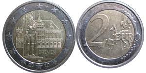 2 Euro Bundesrepublik Deutschland  (1990 - ) Nickel 