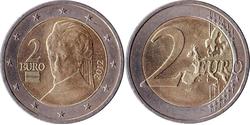 2 Euro Republic of Austria (1955 - ) Níquel 