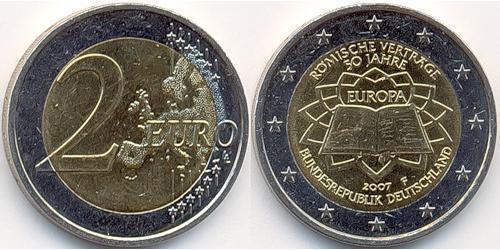 2 Euro Alemania Níquel/Cobre 
