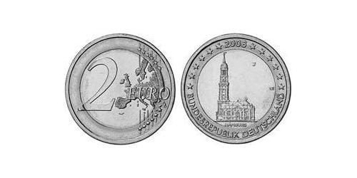 2 Euro Alemania (1990 - ) Níquel/Cobre 