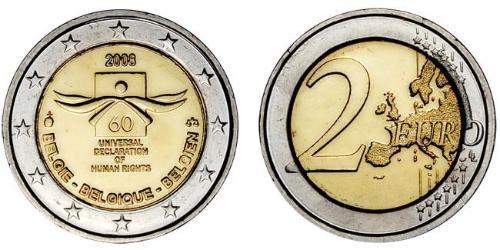2 Euro 比利时  