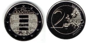2 Euro Andorra (1278 - ) 镍 