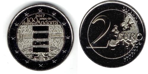 2 Euro Andorra (1278 - ) 镍 