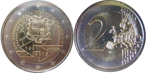 2 Euro Andorra (1278 - ) 镍 