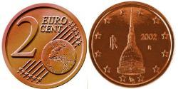 2 Eurocent Italia Cobre/Acero 