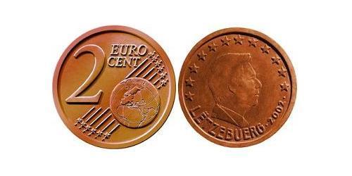 2 Eurocent Luxembourg (pays) Cuivre/Acier 