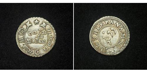 2 Fanam Britische Ostindien-Kompanie (1757-1858) Silber 