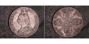 2 Florin Reino Unido de Gran Bretaña e Irlanda (1801-1922) Plata Victoria (1819 - 1901)