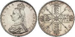 2 Florin United Kingdom of Great Britain and Ireland (1801-1922) Silver Victoria (1819 - 1901)