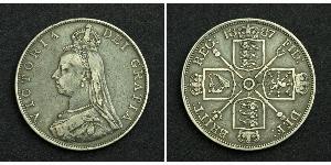 2 Florin United Kingdom of Great Britain and Ireland (1801-1922) Silver Victoria (1819 - 1901)